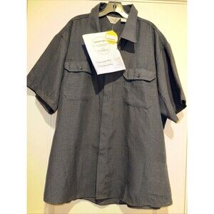 NWT Mens Lion Apparel 100% Nomex IIIA Fire Resistant Work Shirt 3XL Dark Blue